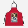 King Of The Monsters Vs Megazord-unisex kitchen apron-DrMonekers