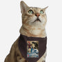 King Of The Monsters Vs Megazord-cat adjustable pet collar-DrMonekers