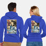 King Of The Monsters Vs Megazord-unisex zip-up sweatshirt-DrMonekers