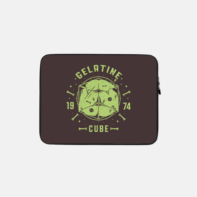 Gelatine Cube-none zippered laptop sleeve-Alundrart