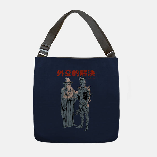 Diplomatic Solution-none adjustable tote bag-Hafaell