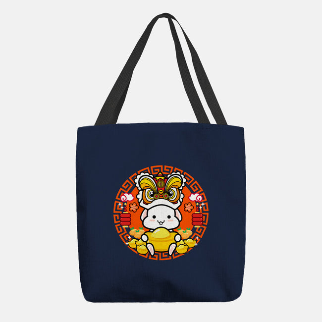 Luckiest Bunny-none basic tote bag-bloomgrace28