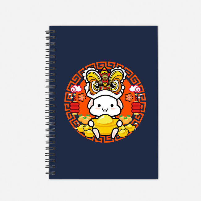 Luckiest Bunny-none dot grid notebook-bloomgrace28
