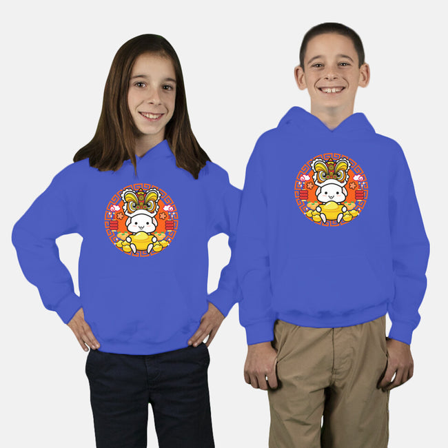 Luckiest Bunny-youth pullover sweatshirt-bloomgrace28