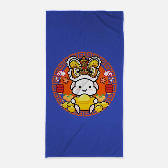 Luckiest Bunny-none beach towel-bloomgrace28