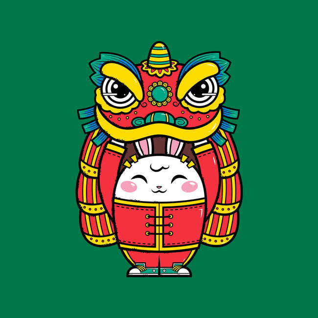 Lion Dance Bunny-unisex crew neck sweatshirt-krisren28