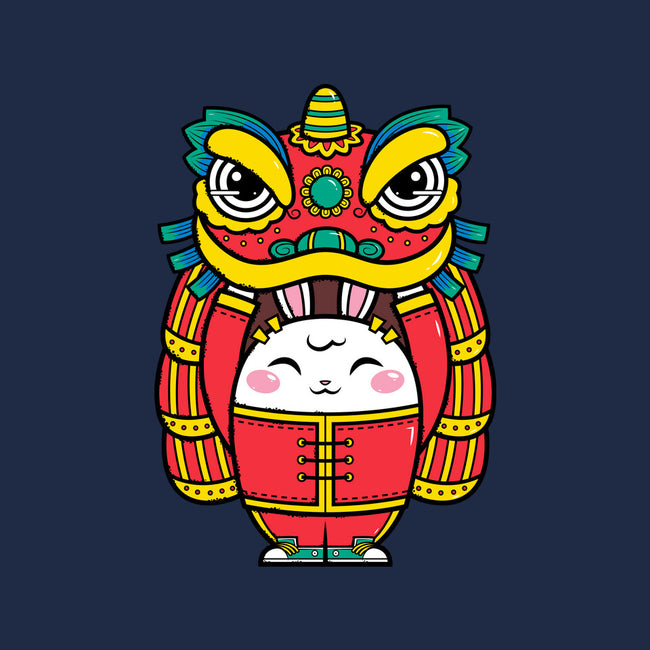 Lion Dance Bunny-mens heavyweight tee-krisren28