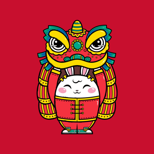 Lion Dance Bunny-unisex pullover sweatshirt-krisren28