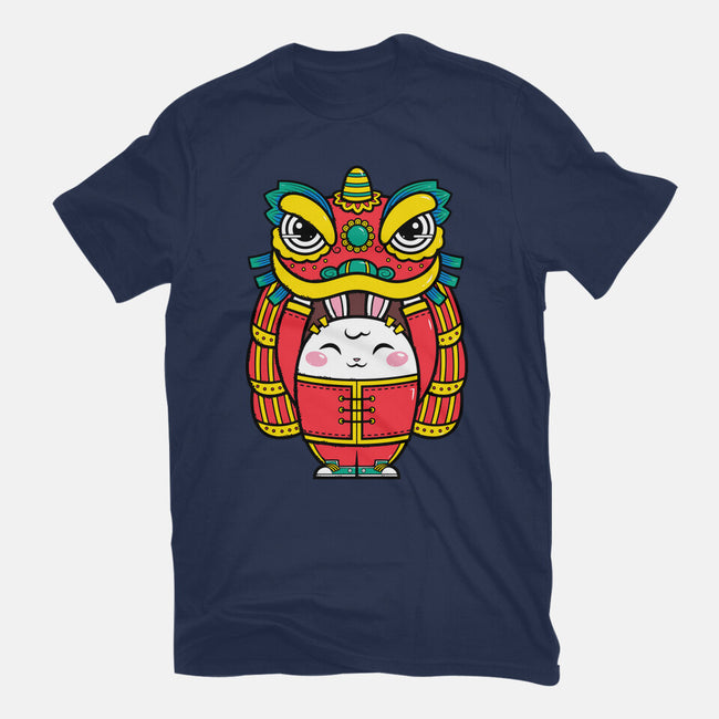 Lion Dance Bunny-mens basic tee-krisren28