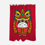 Lion Dance Bunny-none polyester shower curtain-krisren28