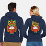 Lion Dance Bunny-unisex zip-up sweatshirt-krisren28