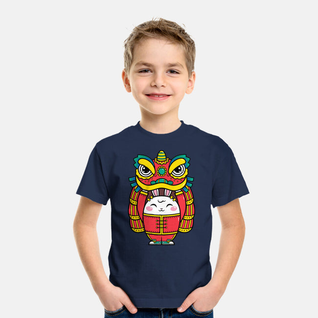 Lion Dance Bunny-youth basic tee-krisren28