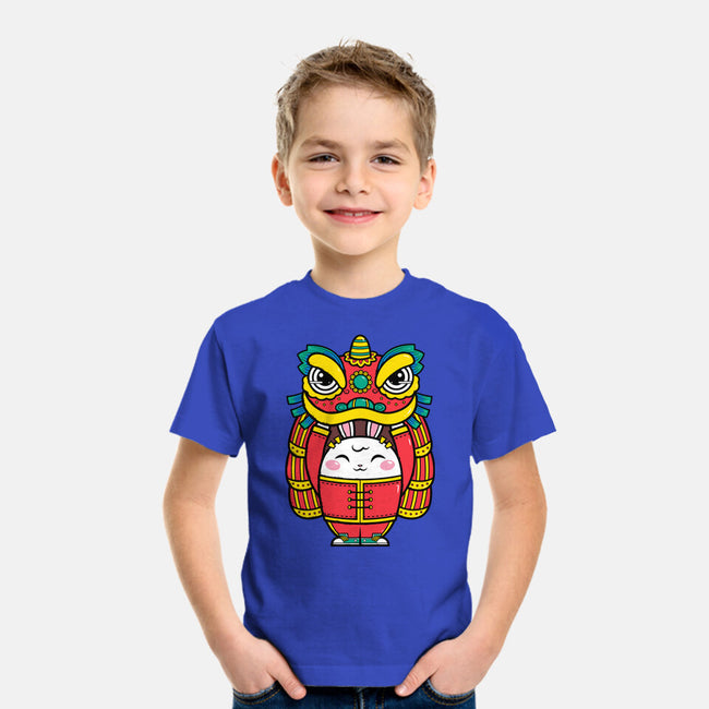 Lion Dance Bunny-youth basic tee-krisren28