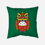 Lion Dance Bunny-none removable cover w insert throw pillow-krisren28