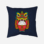 Lion Dance Bunny-none removable cover w insert throw pillow-krisren28