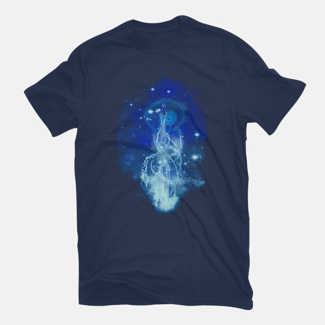 Dancing With Fireflies-womens fitted tee-kharmazero