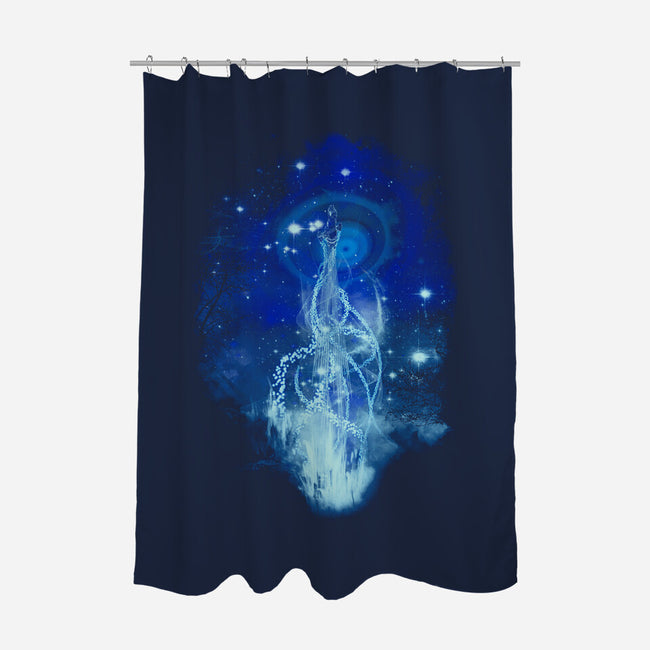 Dancing With Fireflies-none polyester shower curtain-kharmazero