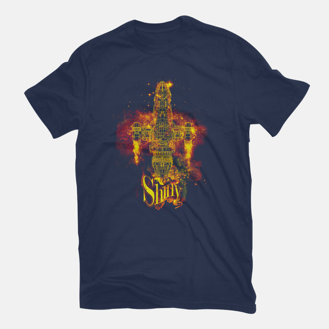 Shiniest Space Ship-mens heavyweight tee-kharmazero