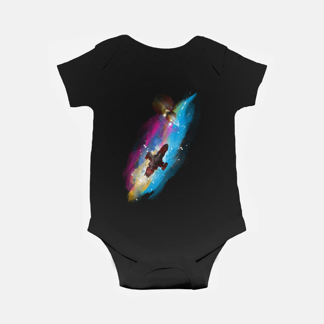 The Shiny Smuggler-baby basic onesie-kharmazero