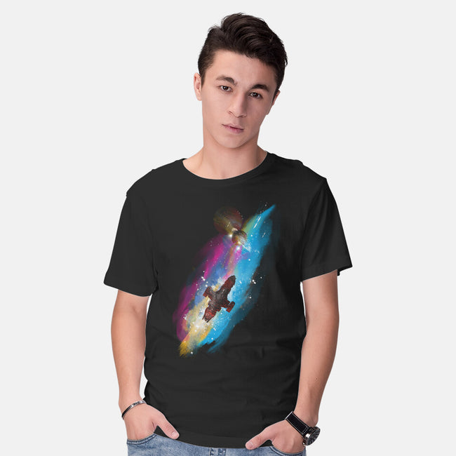 The Shiny Smuggler-mens basic tee-kharmazero