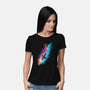 The Shiny Smuggler-womens basic tee-kharmazero
