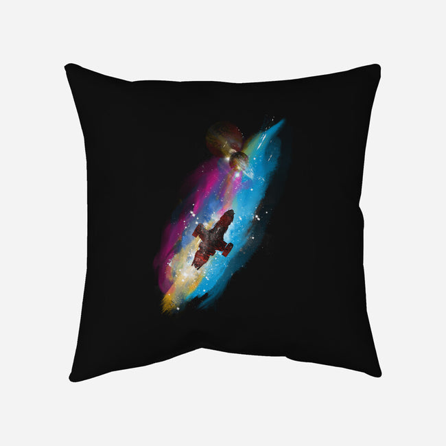 The Shiny Smuggler-none removable cover w insert throw pillow-kharmazero