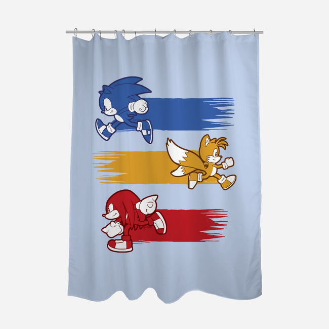 Runners-none polyester shower curtain-Andriu