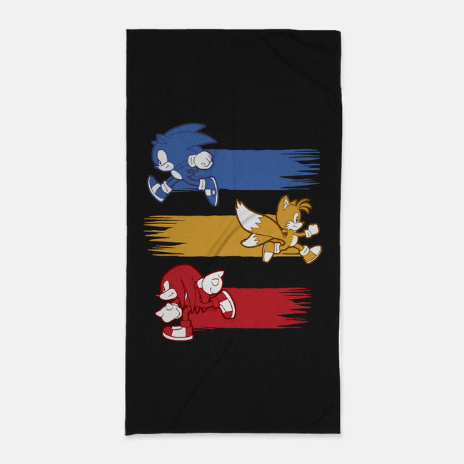 Runners-none beach towel-Andriu