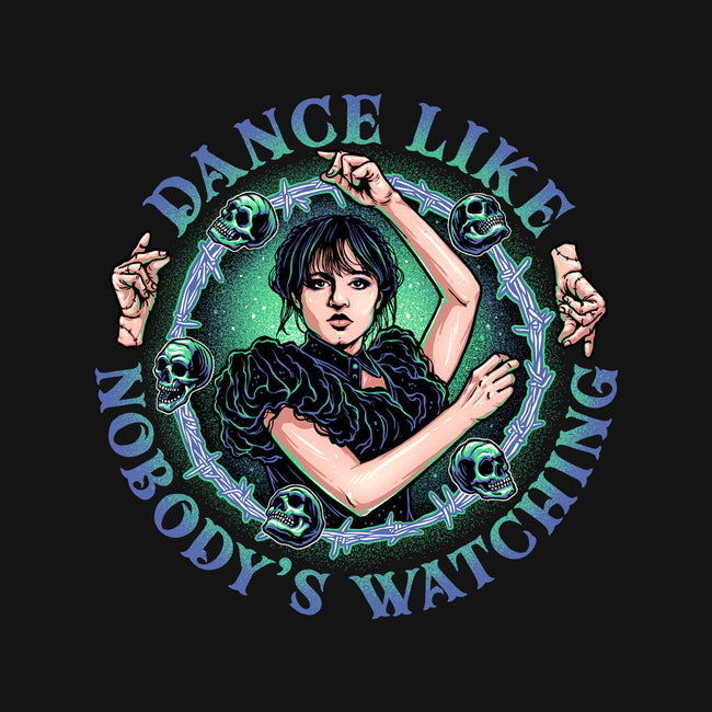 Dance Like Nobody's Watching-womens racerback tank-momma_gorilla