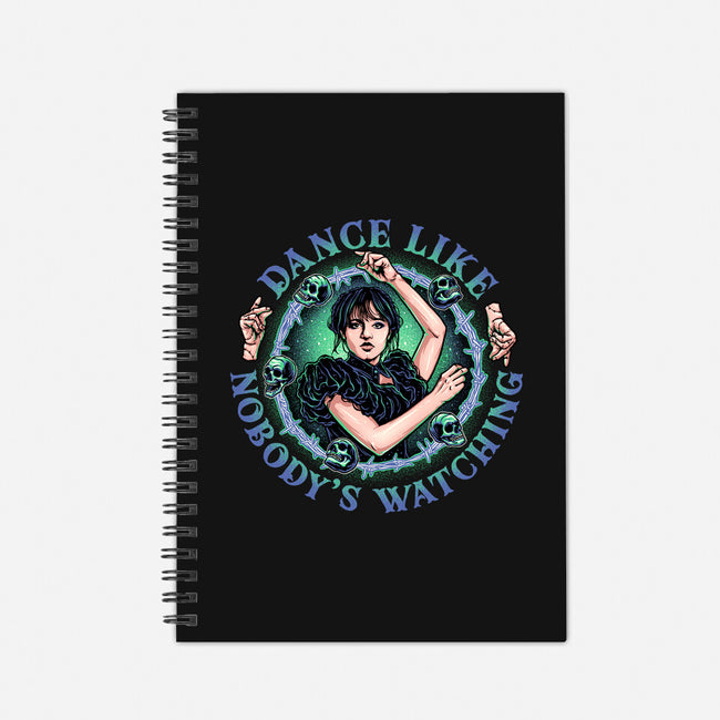 Dance Like Nobody's Watching-none dot grid notebook-momma_gorilla