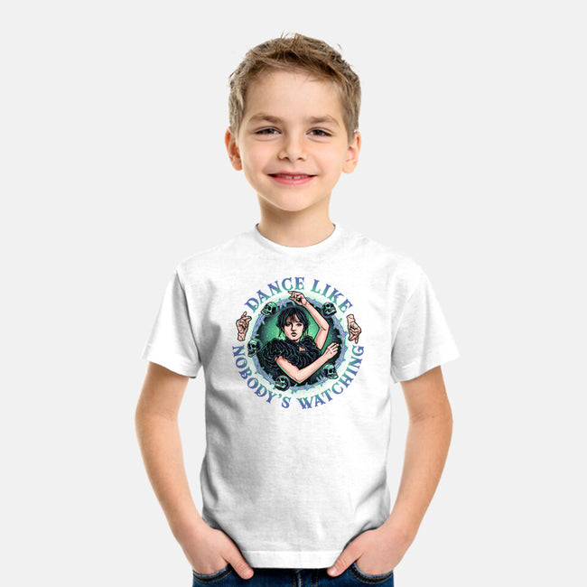 Dance Like Nobody's Watching-youth basic tee-momma_gorilla