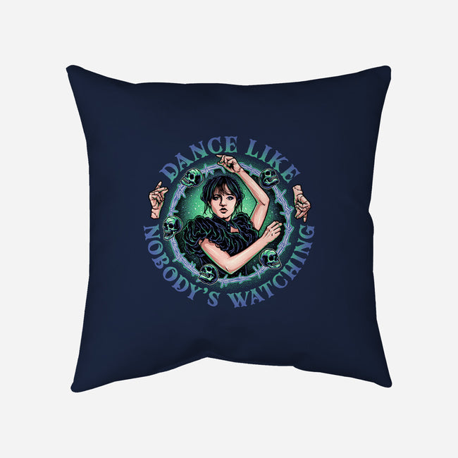 Dance Like Nobody's Watching-none removable cover w insert throw pillow-momma_gorilla