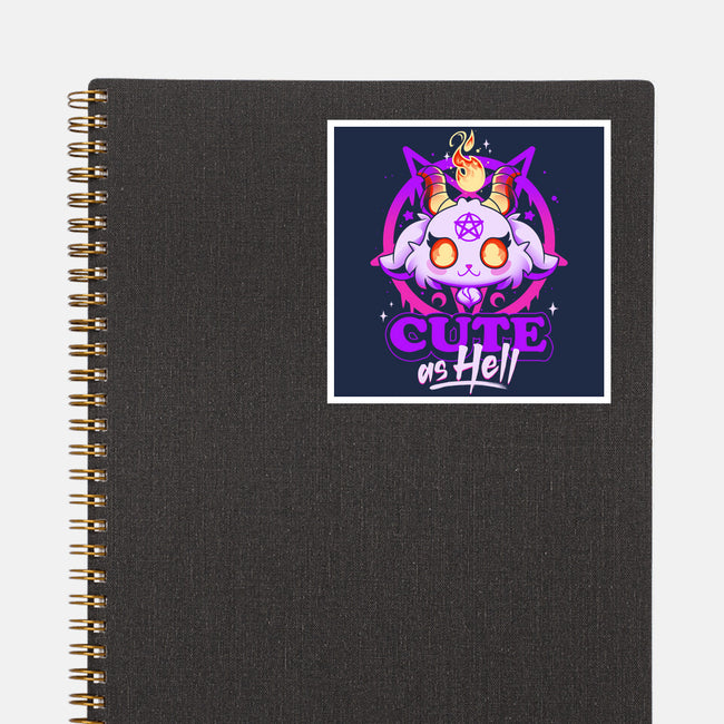 Cutest Little Devil-none glossy sticker-Snouleaf