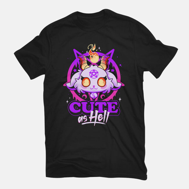 Cutest Little Devil-womens fitted tee-Snouleaf