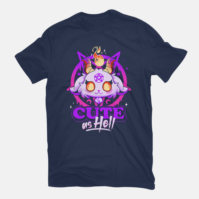 Cutest Little Devil-womens fitted tee-Snouleaf