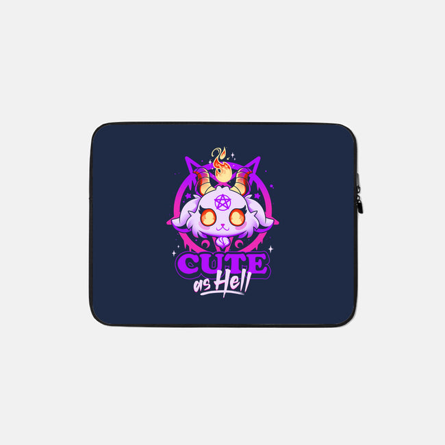 Cutest Little Devil-none zippered laptop sleeve-Snouleaf