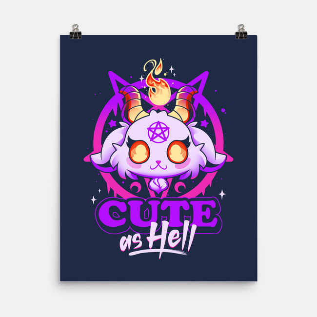 Cutest Little Devil-none matte poster-Snouleaf