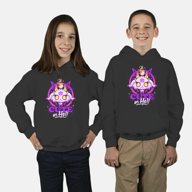 Cutest Little Devil-youth pullover sweatshirt-Snouleaf