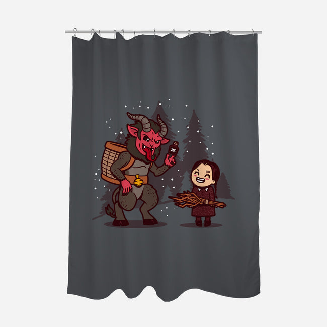 Gift Exchange-none polyester shower curtain-Boggs Nicolas