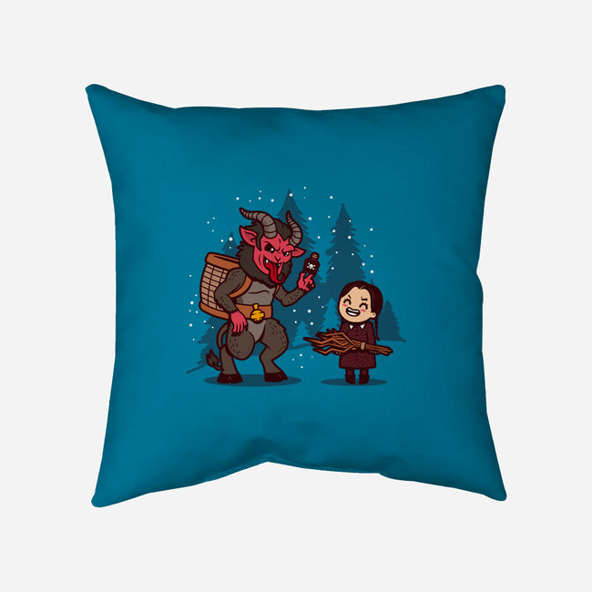 Gift Exchange-none removable cover throw pillow-Boggs Nicolas