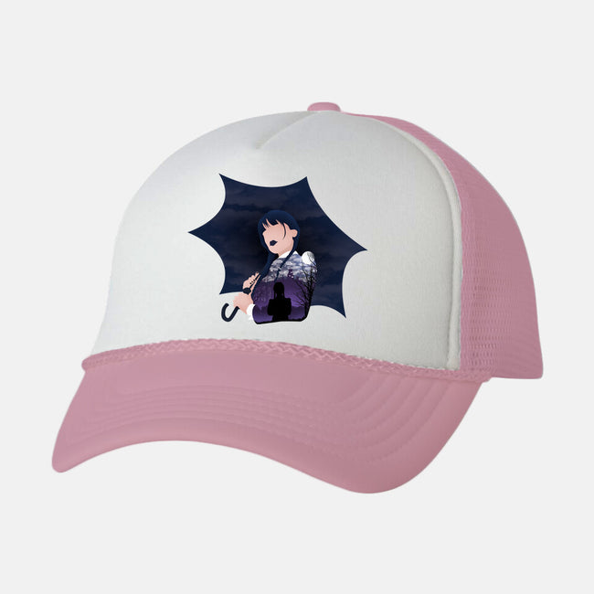 Gothic Girl-unisex trucker hat-Jackson Lester