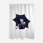 Gothic Girl-none polyester shower curtain-Jackson Lester