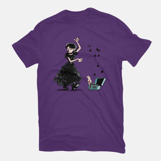 On Wednesday We Dance-womens fitted tee-zascanauta