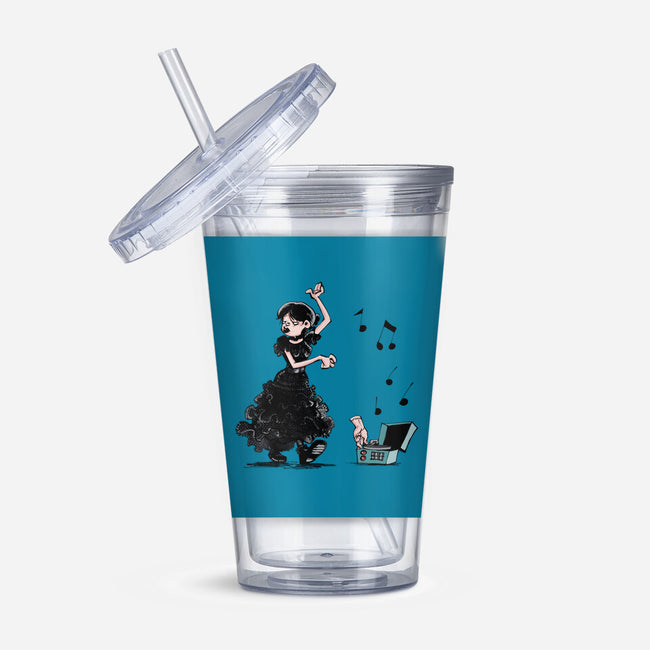 On Wednesday We Dance-none acrylic tumbler drinkware-zascanauta