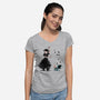 On Wednesday We Dance-womens v-neck tee-zascanauta