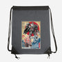 Megatron In Japan-none drawstring bag-DrMonekers