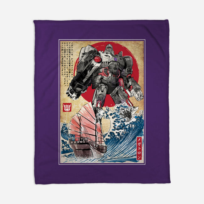 Megatron In Japan-none fleece blanket-DrMonekers