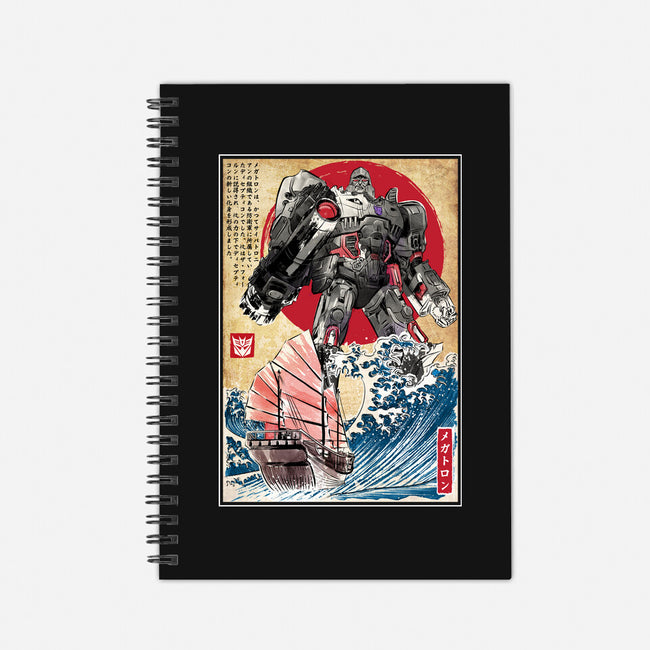 Megatron In Japan-none dot grid notebook-DrMonekers