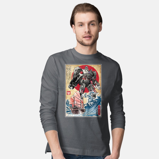 Megatron In Japan-mens long sleeved tee-DrMonekers