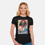 Megatron In Japan-womens fitted tee-DrMonekers